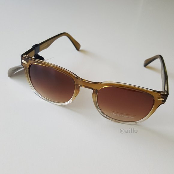 Lucky 🍀 Brand TWILIGHT OLIVE GRADIENT Sunglasses - Picture 2 of 9